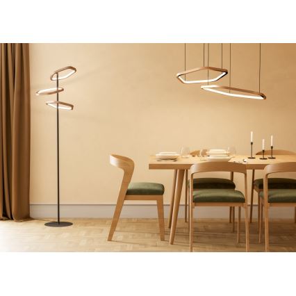 Eglo - LED-dimmbare Pendelleuchte an Kabel LED/30W/230V 2200-6500K Messing + Fernbedienung