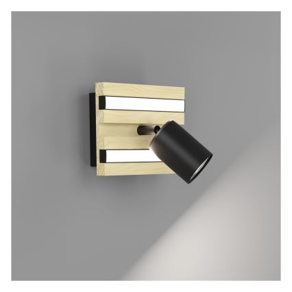 Eglo - LED-Wandspot LED/2,2W/230V + 2xLED/1,2W + 2xLED/2W beige/schwarz