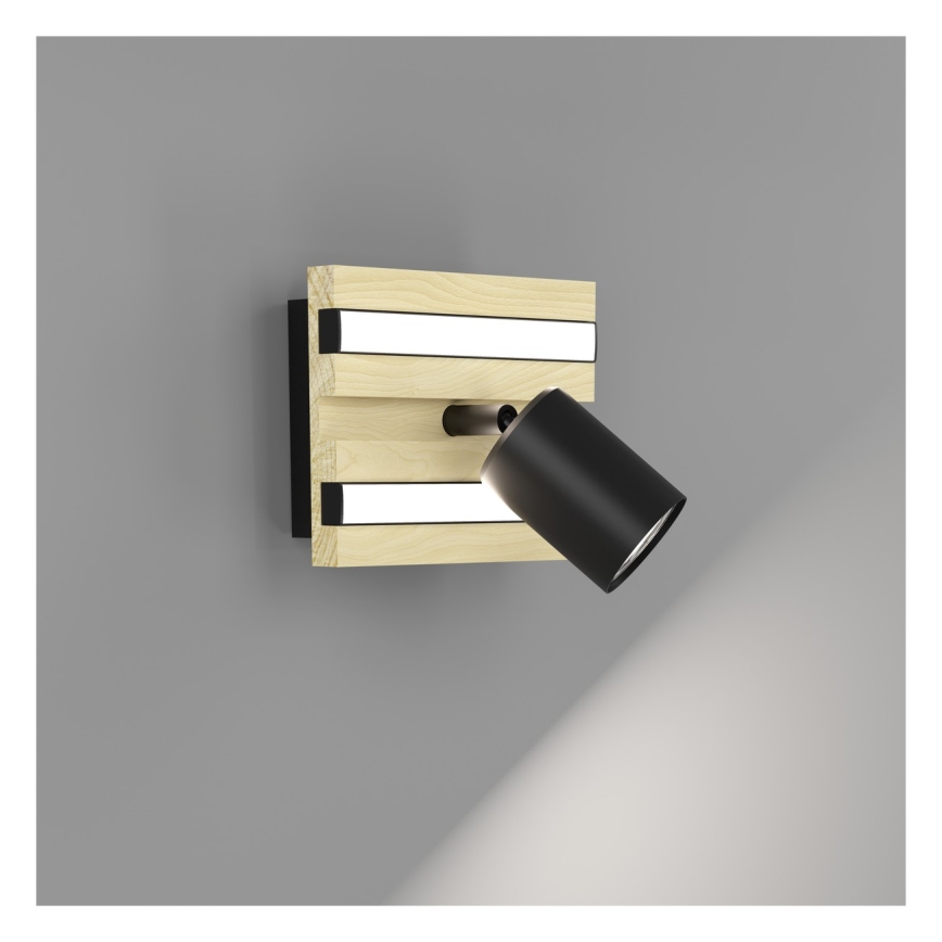 Eglo - LED-Wandspot LED/2,2W/230V + 2xLED/1,2W + 2xLED/2W beige/schwarz