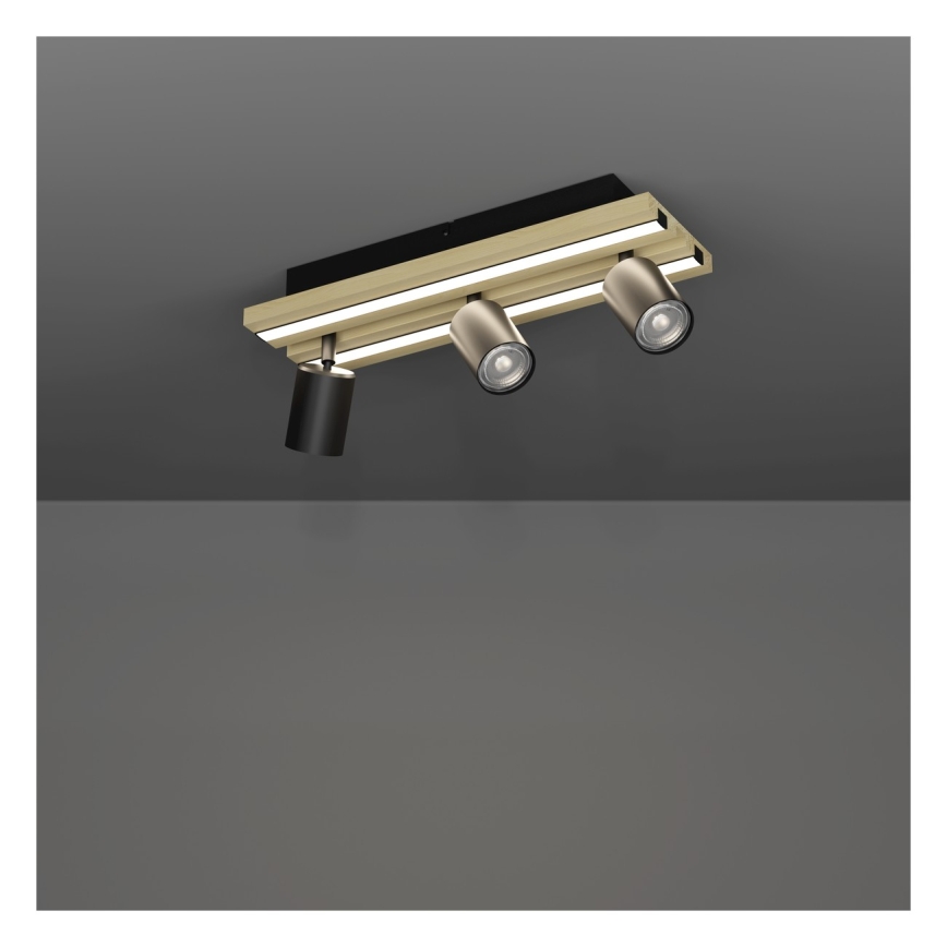 Eglo - LED Einbaustrahler 3xLED/2,2W/230V + 2xLED/1,2W + 2xLED/2W beige/schwarz