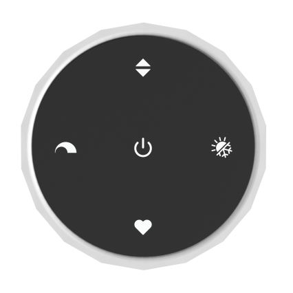 Eglo - LED-dimmbare Deckenleuchte LED/40W/230V 2200–6500K Ø 83 cm weiß + Fernbedienung