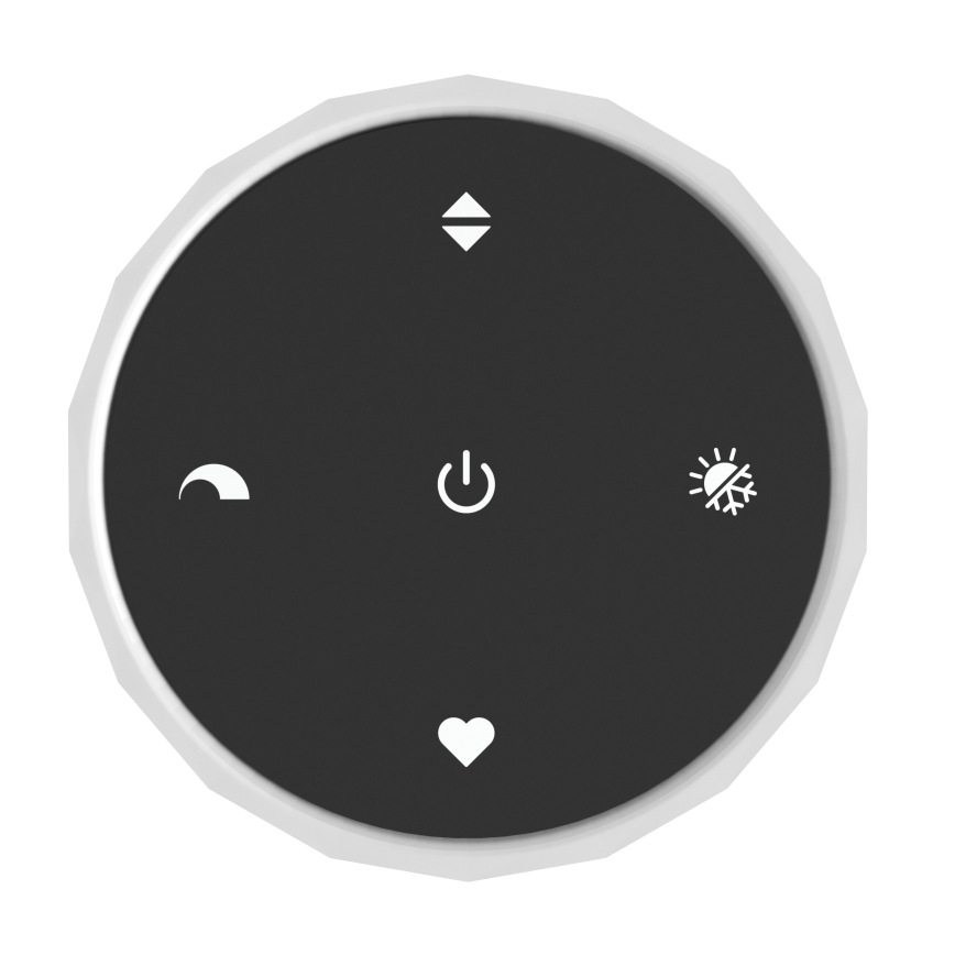 Eglo - LED-dimmbare Deckenleuchte LED/40W/230V 2200–6500K Ø 83 cm weiß + Fernbedienung