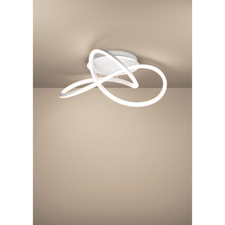 Eglo - LED-dimmbare Deckenleuchte LED/40W/230V 2200–6500K Ø 83 cm weiß + Fernbedienung