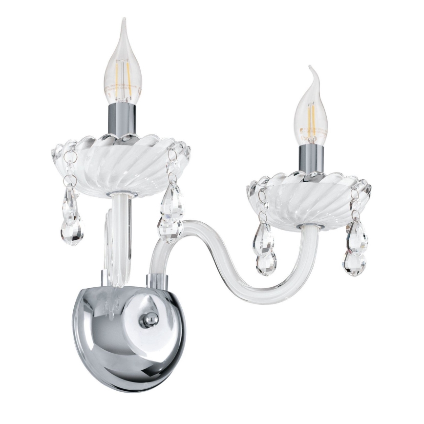 Eglo 39116 - Wandleuchte CARPENTO 2xE14/40W/230V