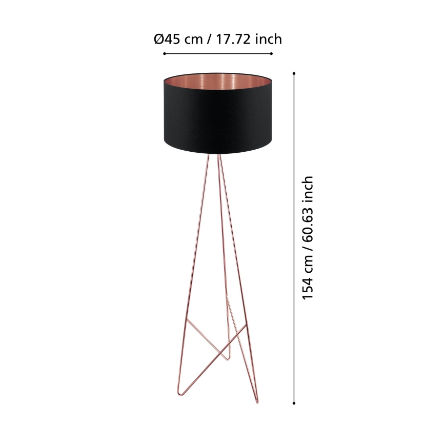 Eglo - Stehlampe 1xE27/60W/230V