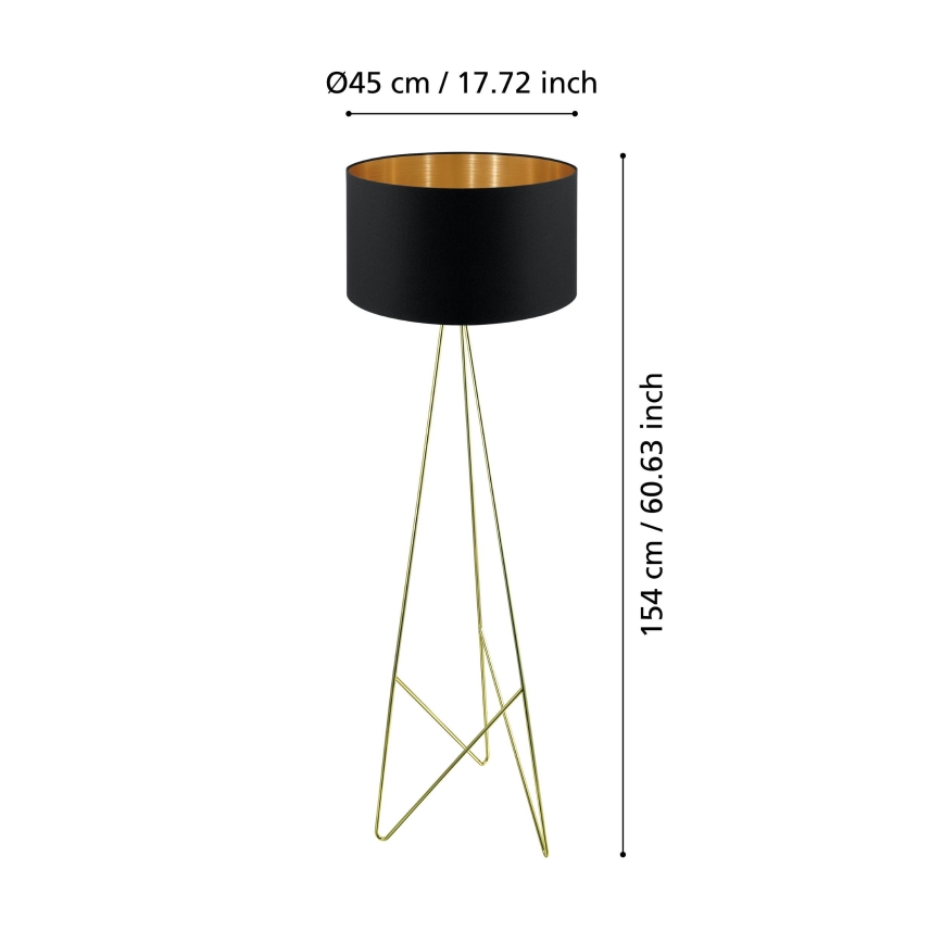 Eglo - Stehlampe 1xE27/60W/230V
