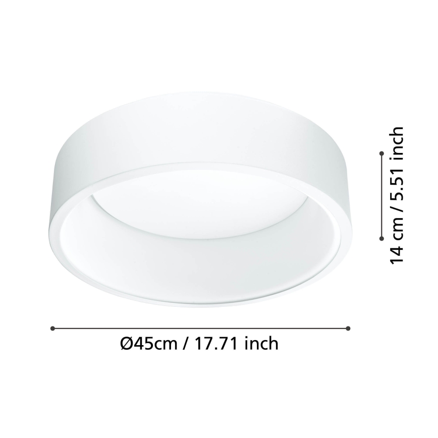 Eglo - Dimmbare LED-Deckenleuchte 1 LED/25,5W/230V