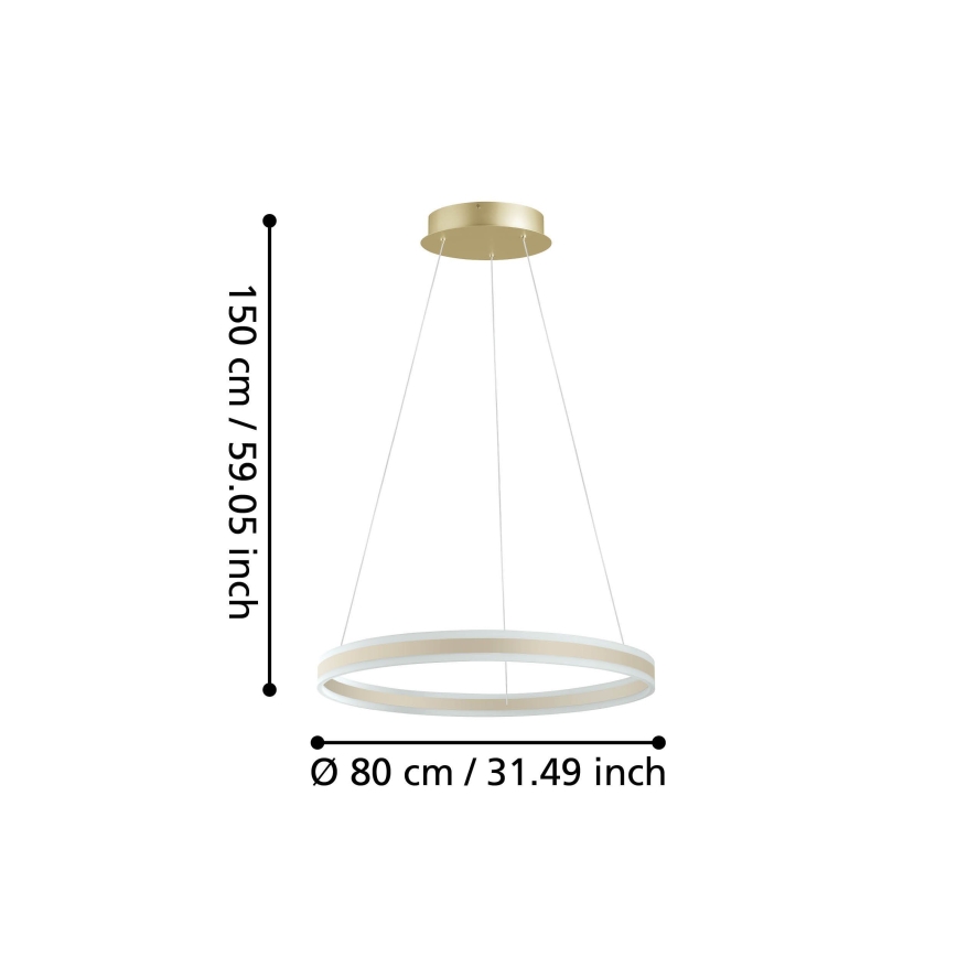 Eglo - LED Dimmbare Hängeleuchte LED/78W/230V
