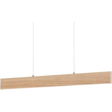 Eglo 39344 - LED Pendelleuchte an Kabel CLIMENE LED/17W/230V + LED/4,2W Eiche