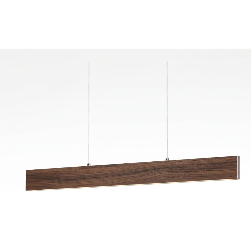 Eglo - LED-Pendelleuchte an Kabel LED/17W/230V + LED/4,2W Nussbaum