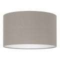 Eglo 39359 - Lampenschirm NADINA 1 E27 Durchmesser 38 cm grau und braun