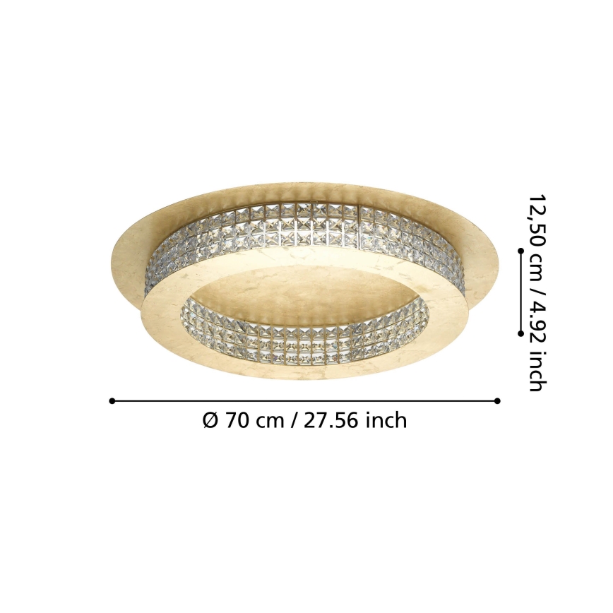 Eglo - Dimmbare LED-Deckenleuchte LED/44W/230V
