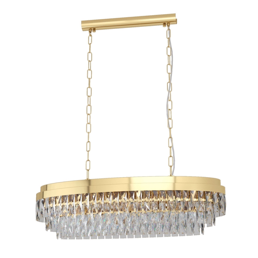 Eglo - Kronleuchter an Kette 10xE14/40W/230V golden