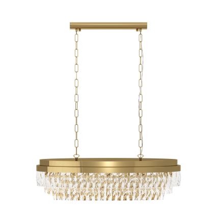 Eglo - Kronleuchter an Kette 10xE14/40W/230V golden