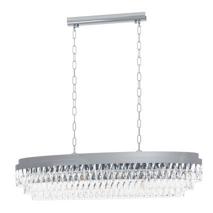 Eglo - Kronleuchter an Kette 13xE14/40W/230V chromglänzend