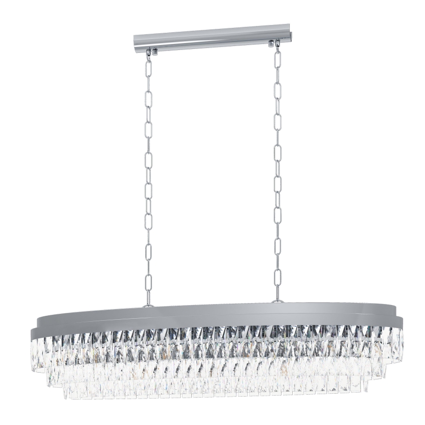 Eglo - Kronleuchter an Kette 13xE14/40W/230V chromglänzend