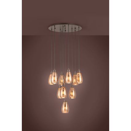 Eglo - Hängeleuchte 10xE27/60W/230V