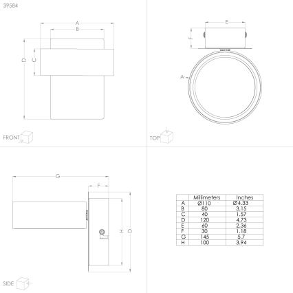 Eglo - LED-Strahler LED/4,6W/230V 3000K