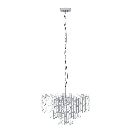 Eglo - Kronleuchter an Kette CALMEILLES 10xE14/25W/230V T. 63 cm