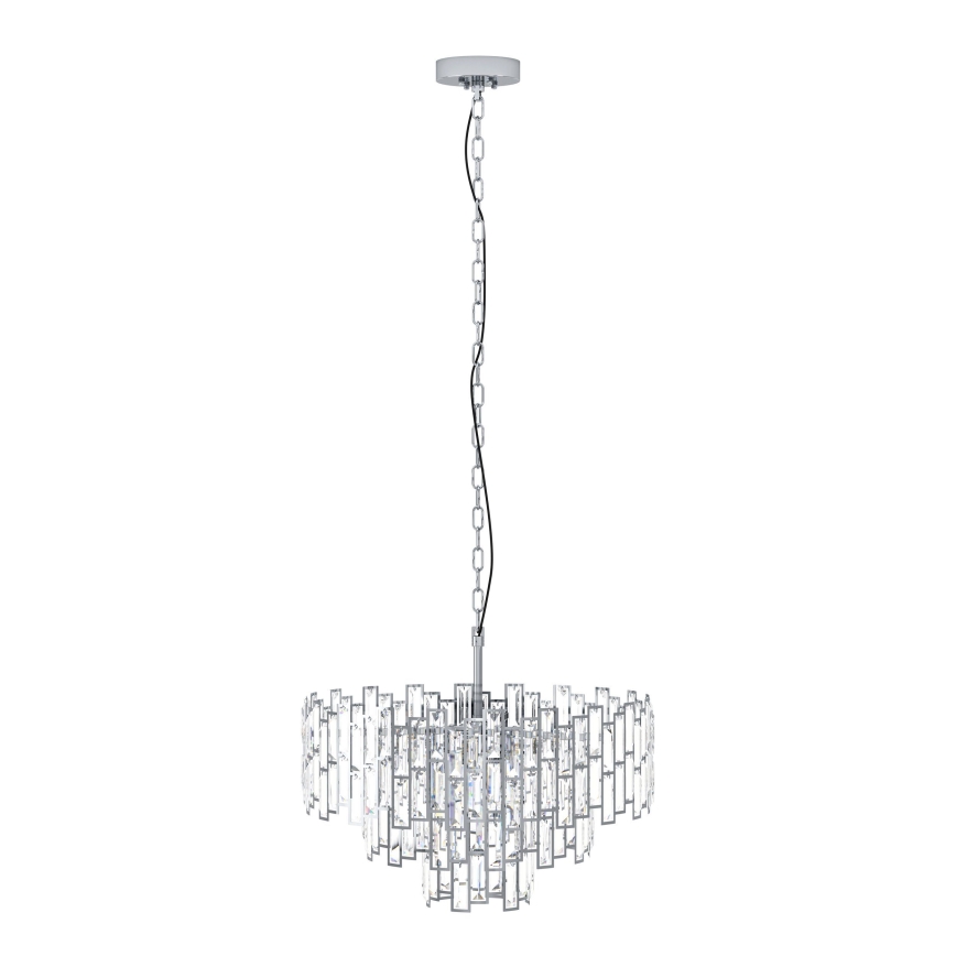Eglo - Kronleuchter an Kette CALMEILLES 10xE14/25W/230V T. 63 cm