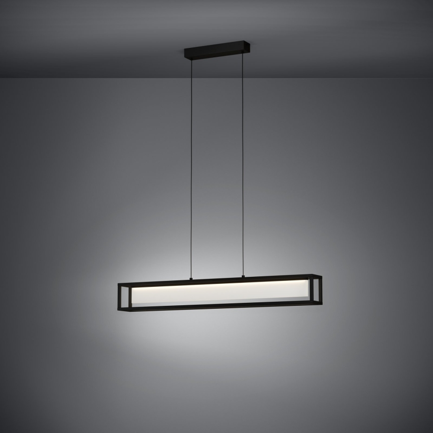 Eglo 39629 - dimmbare LED-Pendelleuchte GUALAJO mit Kabelaufhängung LED/27W/230V, schwarz