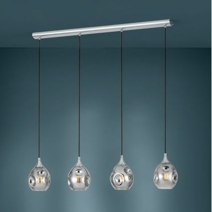 Eglo - Kronleuchter an Schnur BREGALLA 4xE27/40W/230V