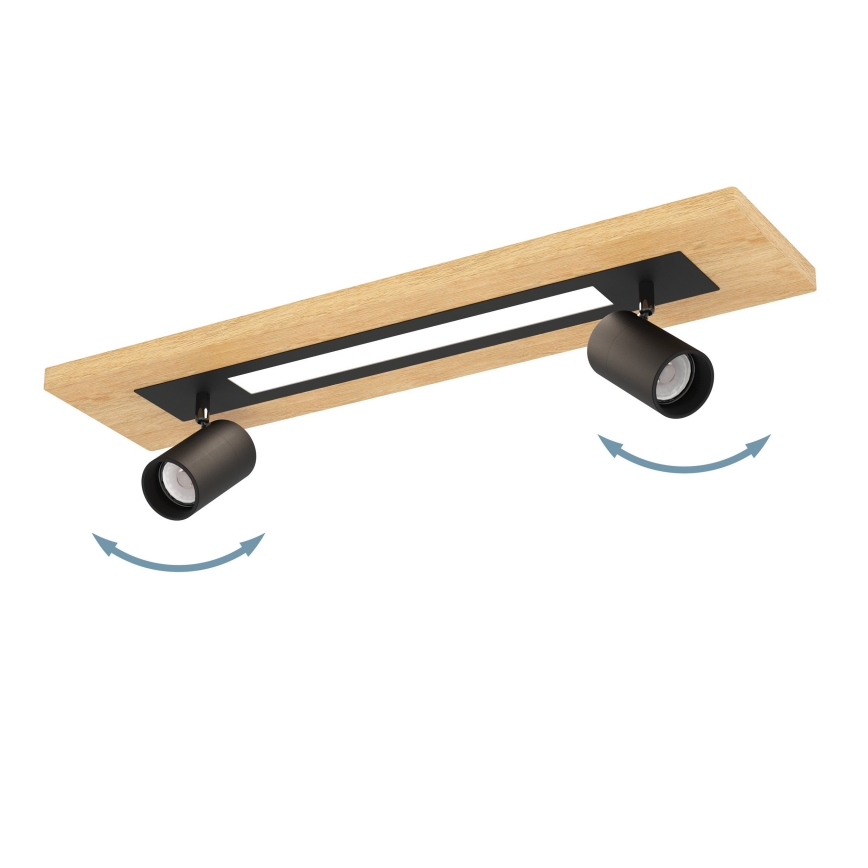 Eglo - LED-Spotleuchte LED/12W/230V + 2xGU10/4,5W