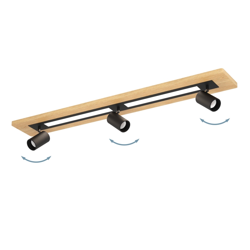 Eglo - LED-Strahler 2xLED/12W/230V + 3xGU10/4,5W