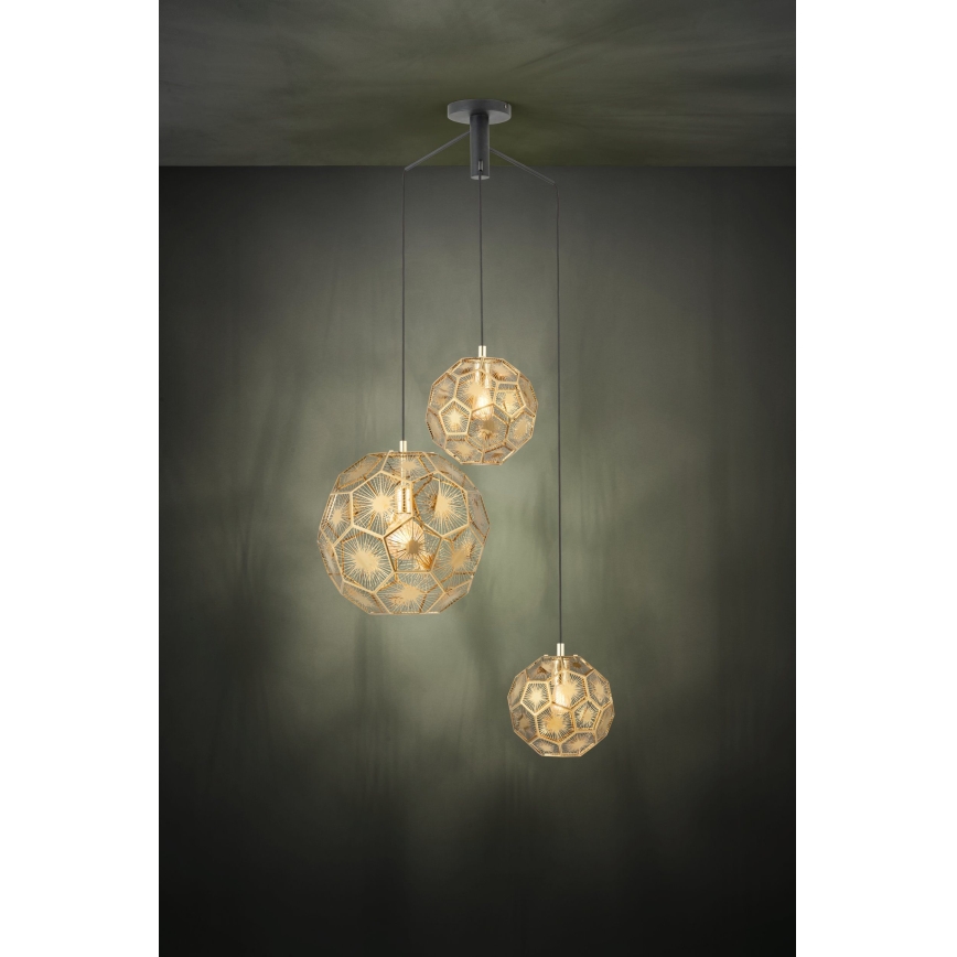 Eglo - Kronleuchter an Schnur 3xE27/60W/230V