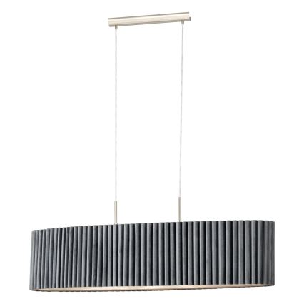 Eglo - Kronleuchter an Schnur 2xE27/40W/230V grau