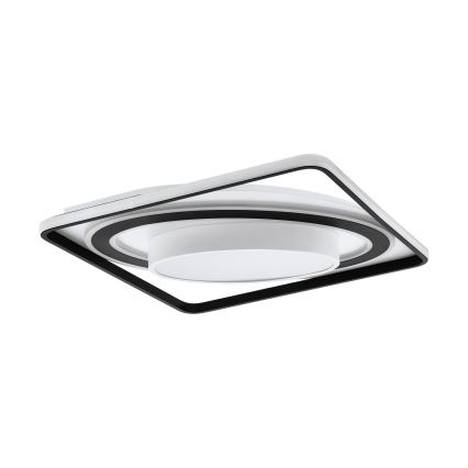 Eglo - Dimmbare LED-Deckenleuchte LED/21,5W/230V + LED/10,5W + LED/3W 3000-6500K schwarz + Fernbedienung