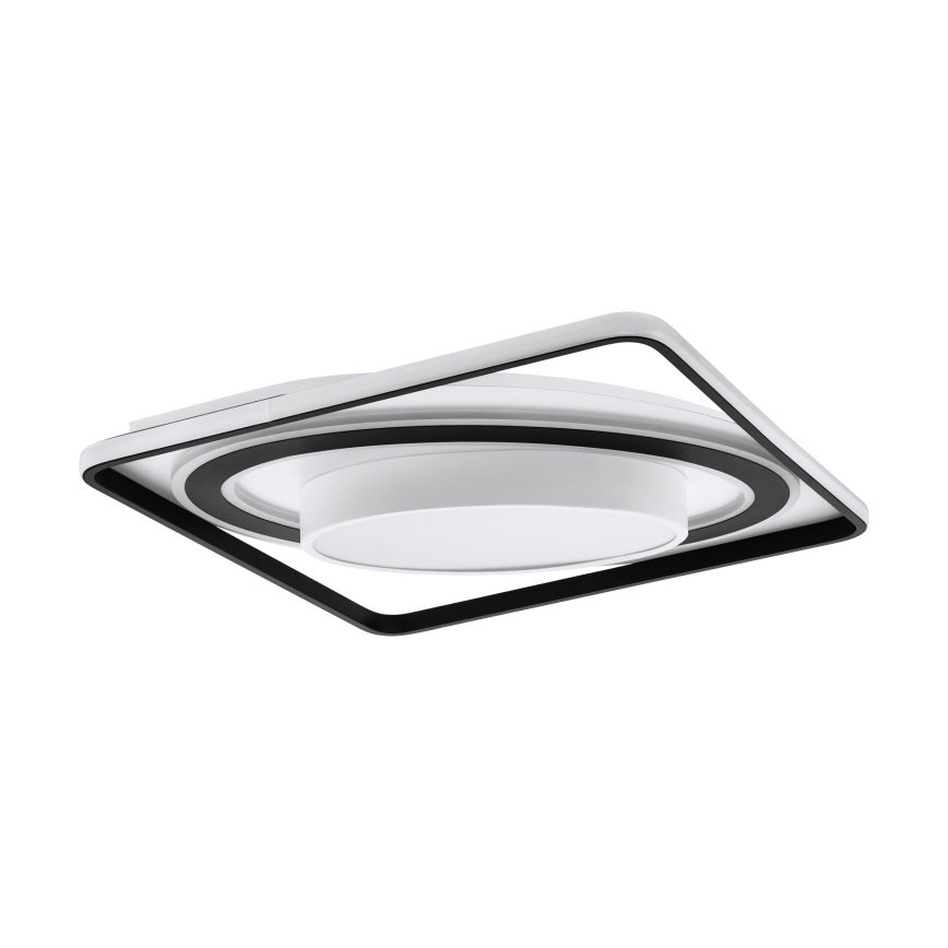 Eglo - Dimmbare LED-Deckenleuchte LED/21,5W/230V + LED/10,5W + LED/3W 3000-6500K schwarz + Fernbedienung