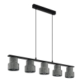 Eglo 39855 - Pendelleuchte HILCOTT mit Kabelaufhängung 5xE27/40W/230V