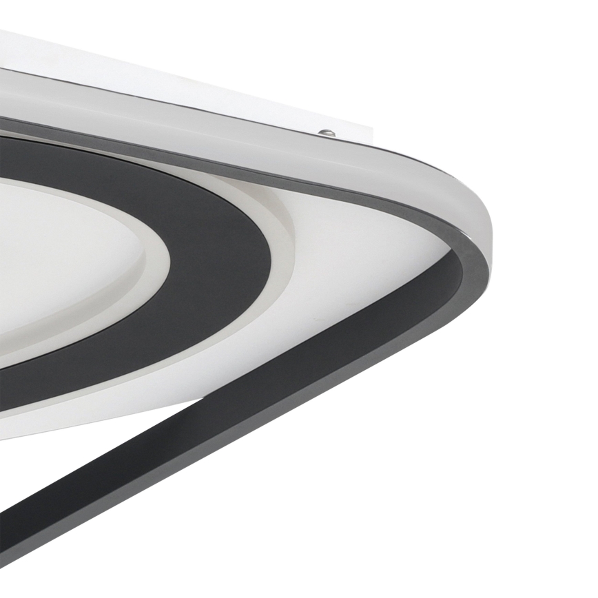 Eglo - Dimmbare LED-Deckenleuchte LED/28W/230V+LED/13W+ LED/2,8W 3000-6500K schwarz + Fernbedienung