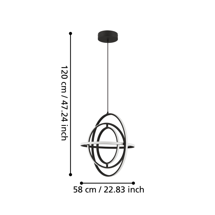 Eglo - LED-Hängeleuchte LED/44W/230V