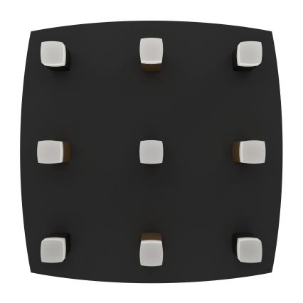 Eglo - Dimmbare LED-Deckenleuchte 9xLED/3,1W/230V 3000K anthrazit/golden