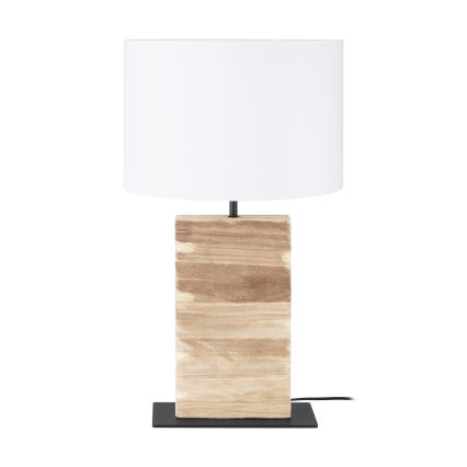 Eglo - Tischleuchte 1xE27/40W/230V 62,5 cm braun