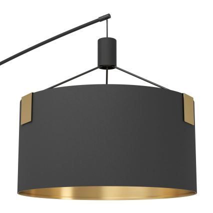 Eglo - Stehleuchte 3xE27/40W/230V schwarz/golden