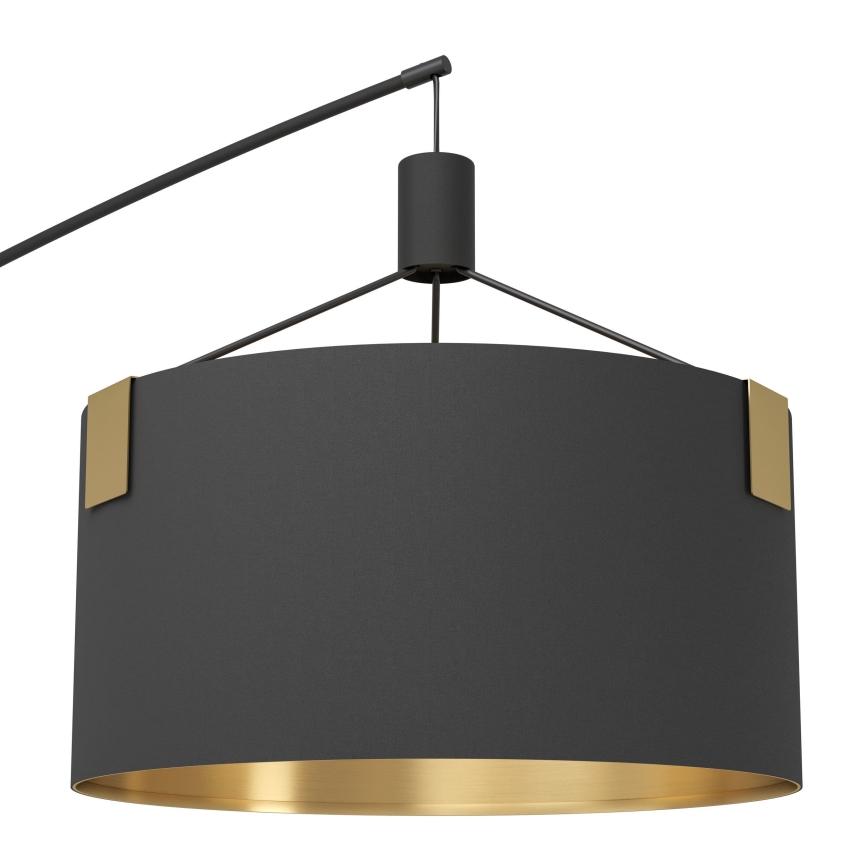 Eglo - Stehleuchte 3xE27/40W/230V schwarz/golden