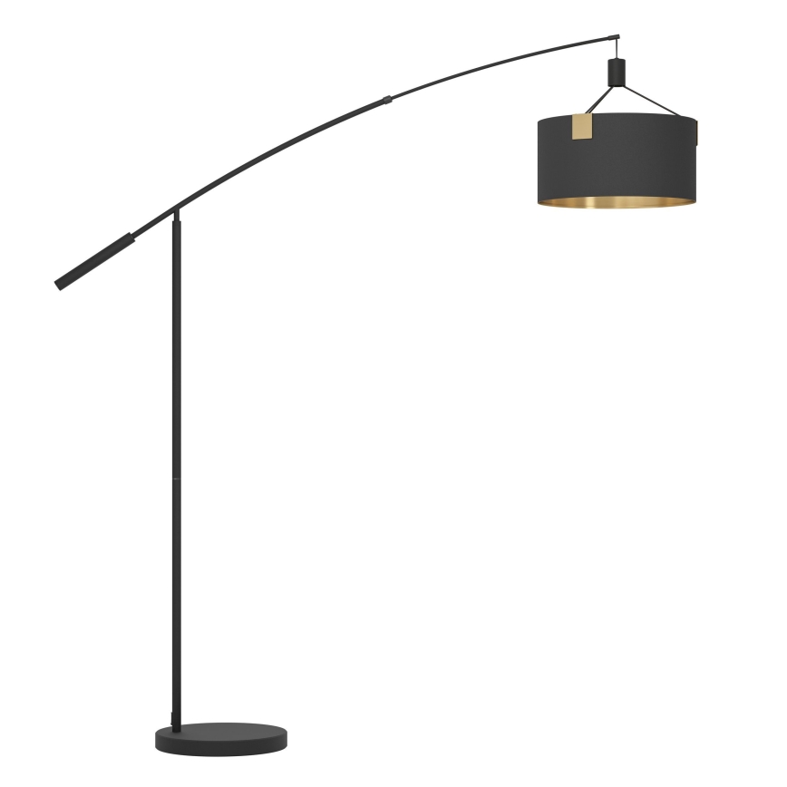 Eglo - Stehleuchte 3xE27/40W/230V schwarz/golden