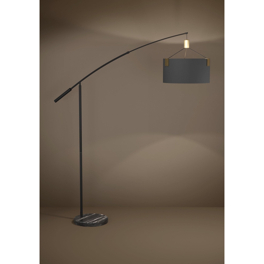 Eglo - Stehleuchte 3xE27/40W/230V schwarz/golden