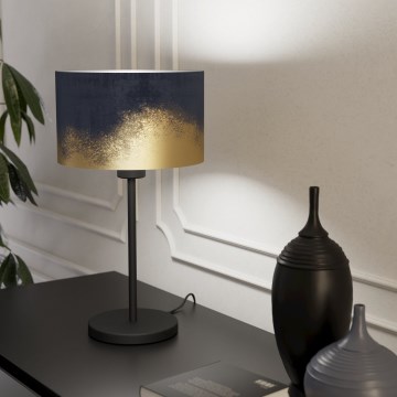 Eglo 39975 - Tischleuchte CASUARITA 1xE27/40W/230V blau/golden