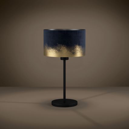 Eglo 39975 - Tischleuchte CASUARITA 1xE27/40W/230V blau/golden