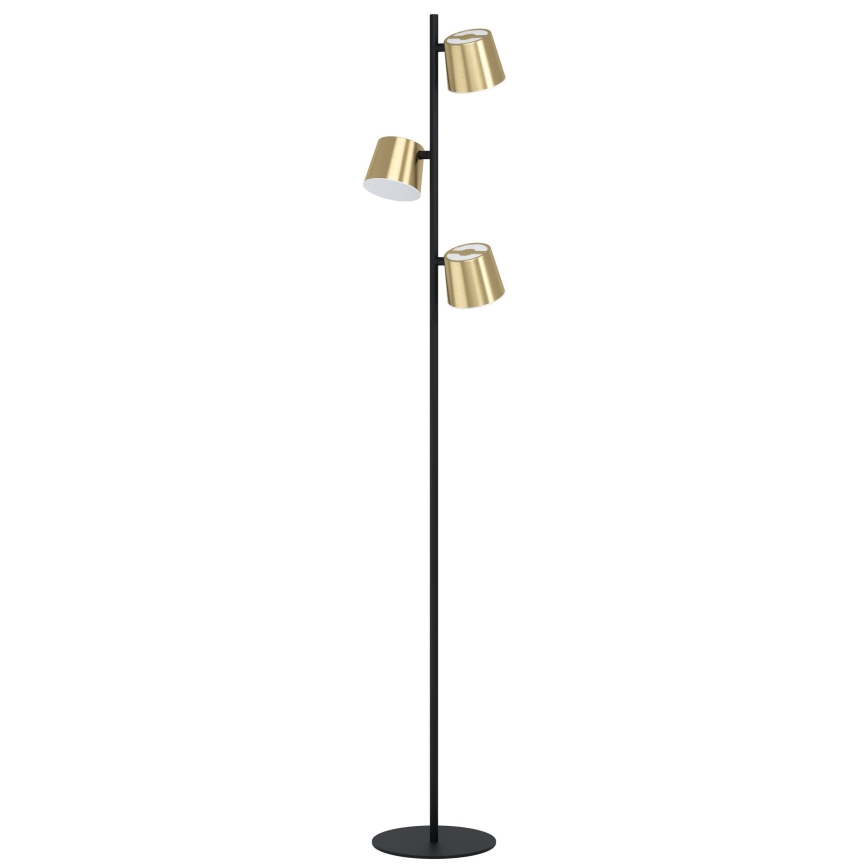 Eglo - LED-Stehleuchte 3xGU10/4,6W/230V 3000K golden