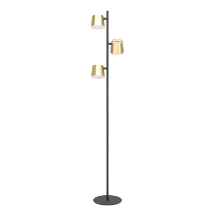 Eglo - LED-Stehleuchte 3xGU10/4,6W/230V 3000K golden