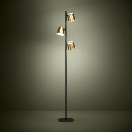 Eglo - LED-Stehleuchte 3xGU10/4,6W/230V 3000K golden