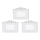 Eglo - 3er-Set LED-Einbauleuchte FUEVA 1 1xLED/2,7W/230V 8,5x8,5 cm