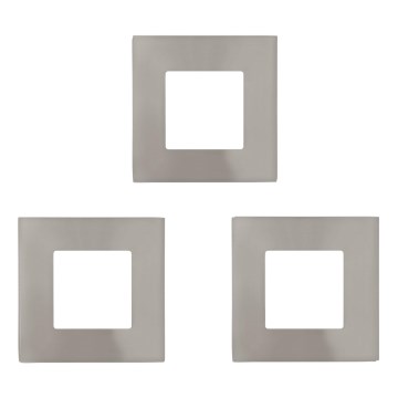 Eglo - 3er-Set LED-Einbauleuchte FUEVA LED/2,7W/230V 8,5x8,5 cm