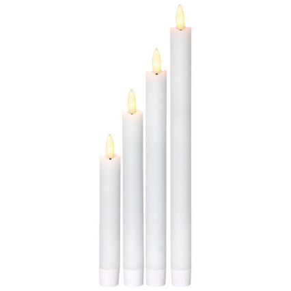 Eglo 410026 - SET 4x LED-Kerze FLAMME LED/1xAAA weiß