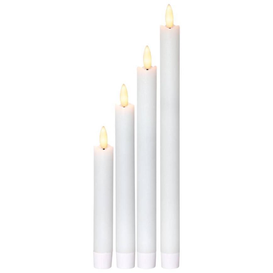 Eglo 410026 - SET 4x LED-Kerze FLAMME LED/1xAAA weiß